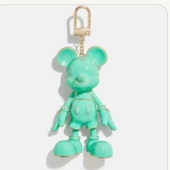 ✨️💚 BAUBLEBAR Disney Mickey Mouse Monochromatic green Bag Charm Key Chain ✨️💚 - Picture 1 of 3